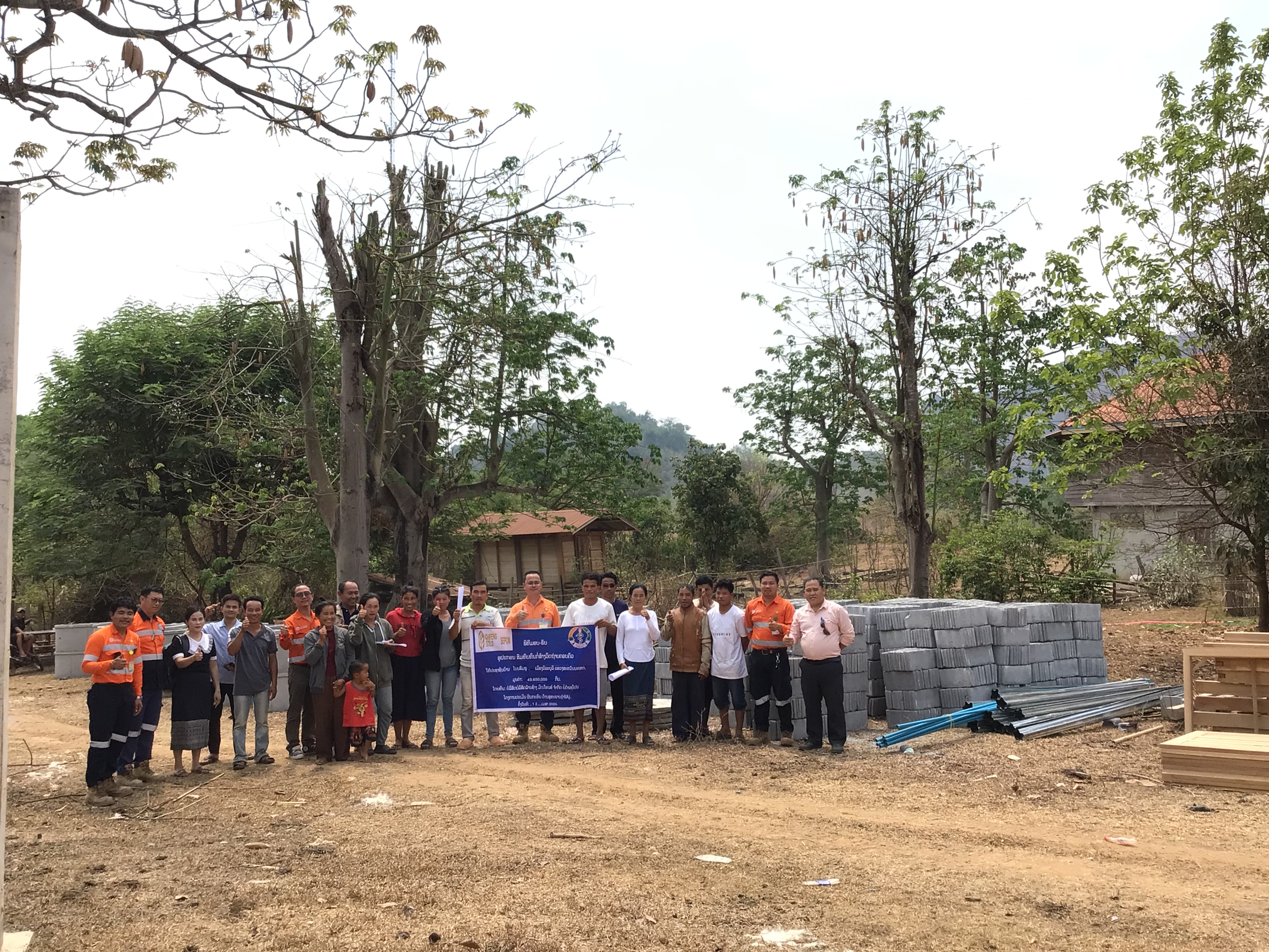 LXML Supports Latrine Construction Projects in the community around Sepon Mine