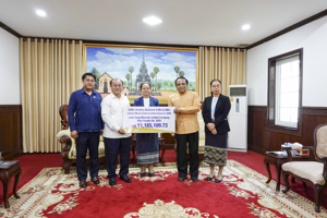 ບໍລິສັດ ລ້ານຊ້າງ ມີເນໂຣນສ໌ ຈຳກັດ ມອບພາສີຊັບພະຍາກອນແຮ່ທາດ ໄຕມາດ 4 ປີ 2025 ໃຫ້ແຂວງສະຫວັນນະເຂດ ກວ່າ 11 ລ້ານໂດລາສະຫະລັດ | LXML Pays Over US$ 11 Million in Q4 2025 Royalty Tax to Savannakhet Province