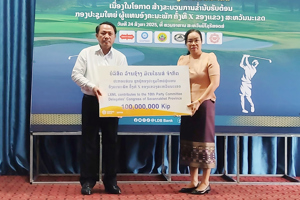 LXML Contributes Funding for the 10th Savannakhet Provincial Party Congress